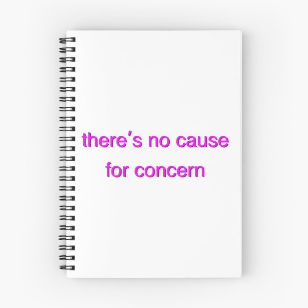 Item preview, lowercase lovejoy quote/lyric „there’s no cause for concern” designed and sold by despair-.