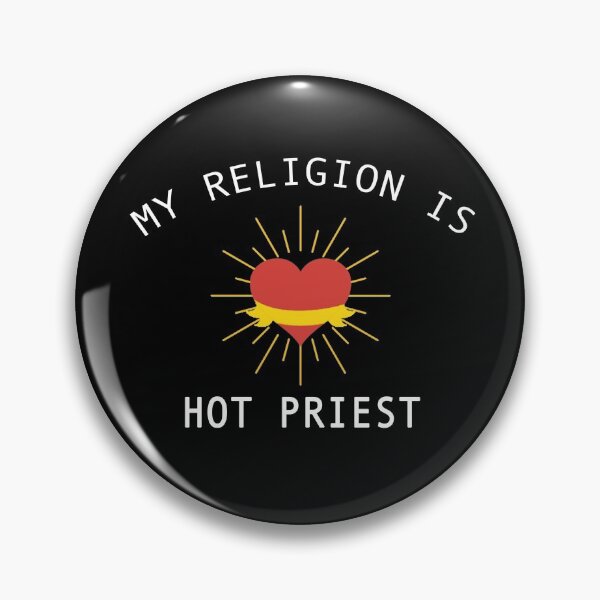 Item preview, My Religion Is Hot Priest| Fleabag Gift| Sacred Heart  designed and sold by Nada18.