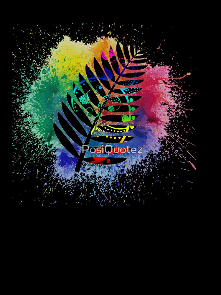 Thumbnail 7 of 7, Oversized T-Shirt, Leaf Splash designed and sold by PosiQuotez.