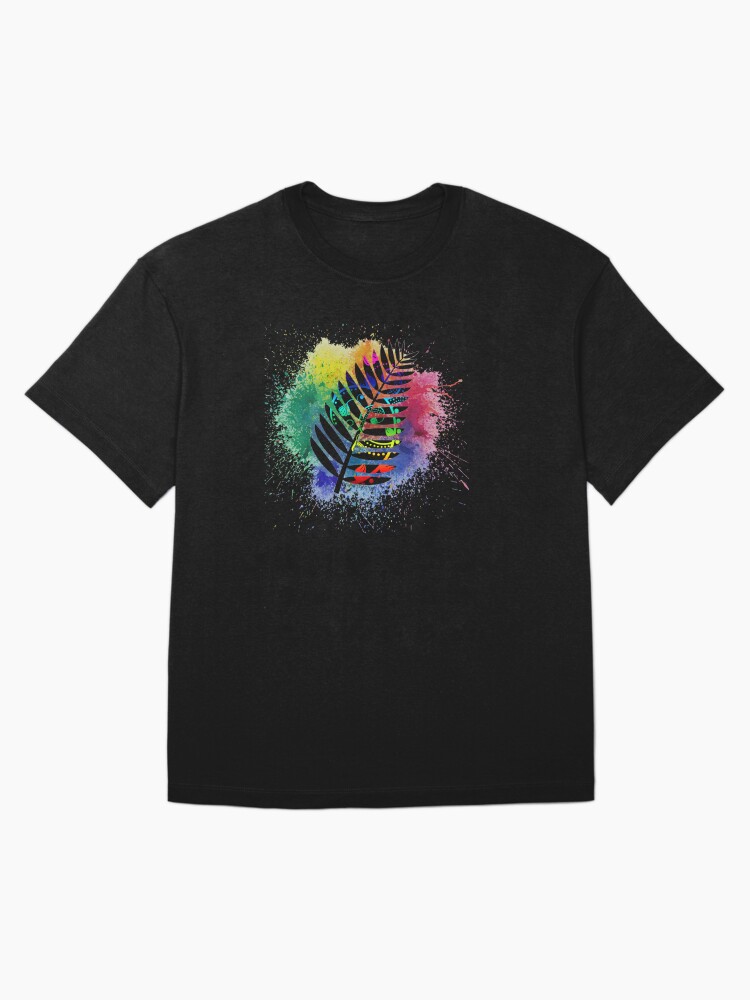 Thumbnail 3 of 7, Oversized T-Shirt, Leaf Splash designed and sold by PosiQuotez.