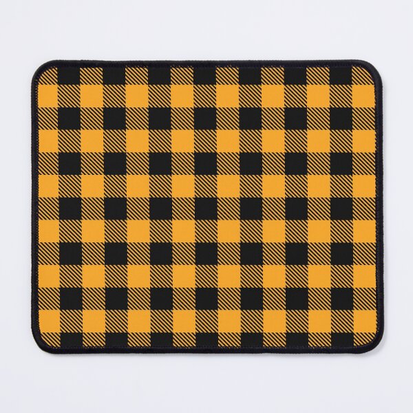 Item preview, Orange and Black Buffalo Plaid designed and sold by Found Dream.