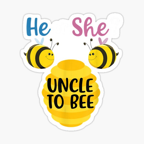 Womens He Or She Grandma To Bee Gender Reveal Baby Shower Party Sticker For Sale By Gcins1657 Redbubble