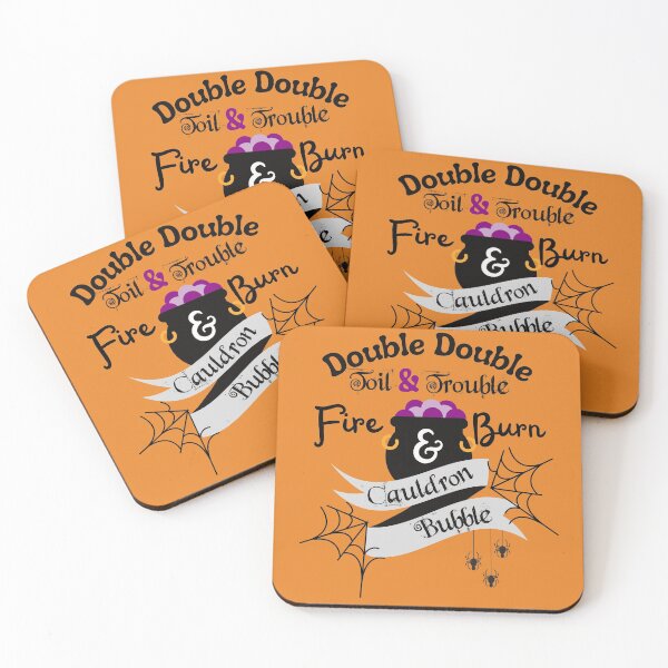 Item preview, Double Double Toil & Trouble Fire & Burn Cauldron Bubble designed and sold by ShowMePride.