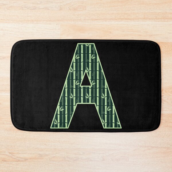 Item preview, Letter A Bamboo Pattern - Alphabet Characters designed and sold by artfulnotebook.