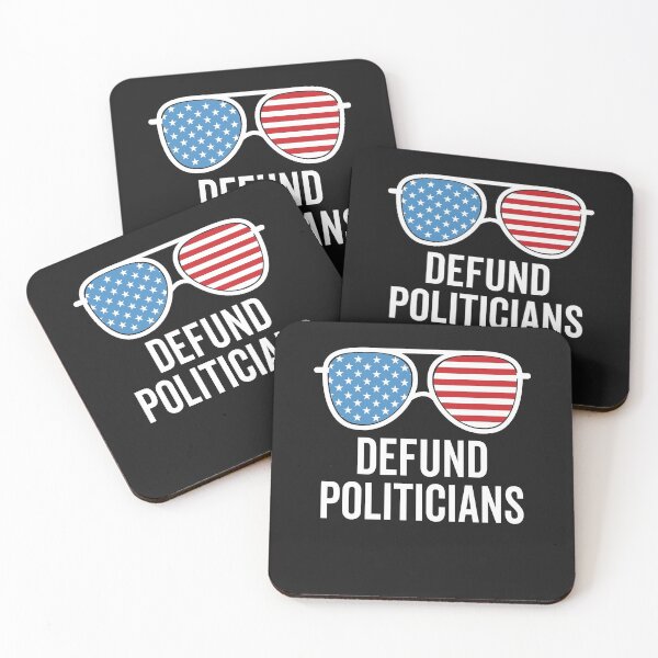 Item preview, Defund Politicians Sunglasses US Flag Libertarian Anti-Government Political Freedom Protest designed and sold by clothesy7.