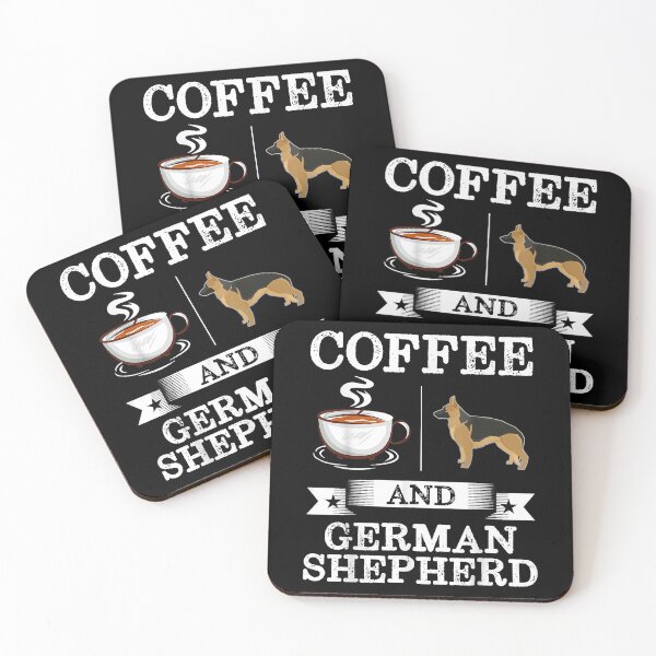 Item preview, German Shepherd Coffee And German Shepherd Cute designed and sold by WilliamQuinnell.