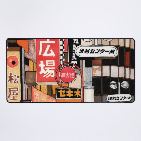 Vista previa del artículo con la obra «Señales de tráfico en Tokio», diseñado y vendido por ErinNicholls.