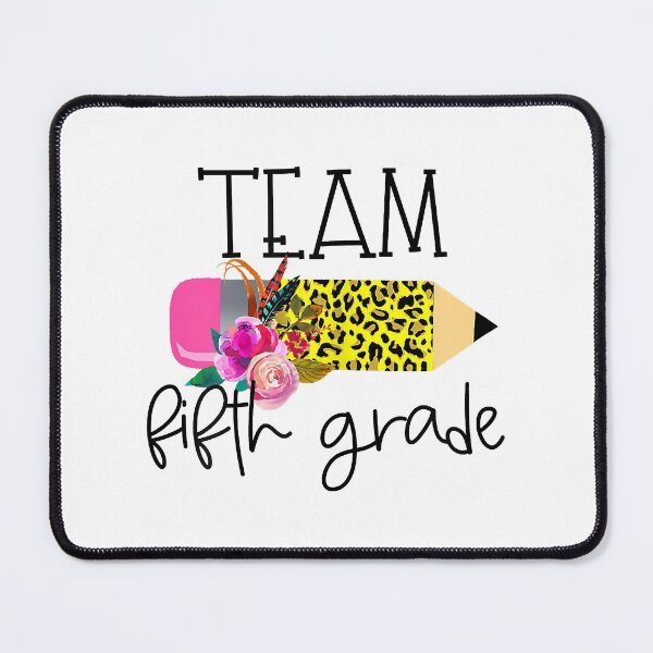Item preview, Teacher Team Fifth Grade Leopard Pencil designed and sold by WilliamQuinnell.