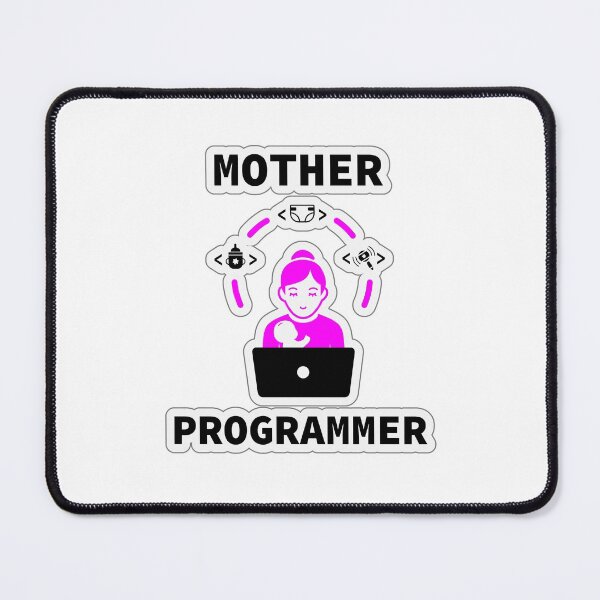 Item preview, Mother Programmer, Busy Mom, Happy Mother's Day! Software Developer, Engineer, Computer Science, Programming Humor, Dark designed and sold by Max-Wear.