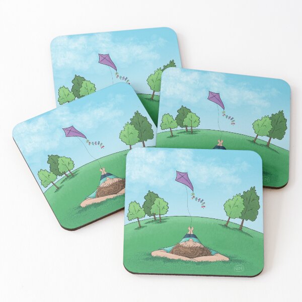 Item preview, Kite Flying - The Joys of Summer designed and sold by Kathy Kuczek.