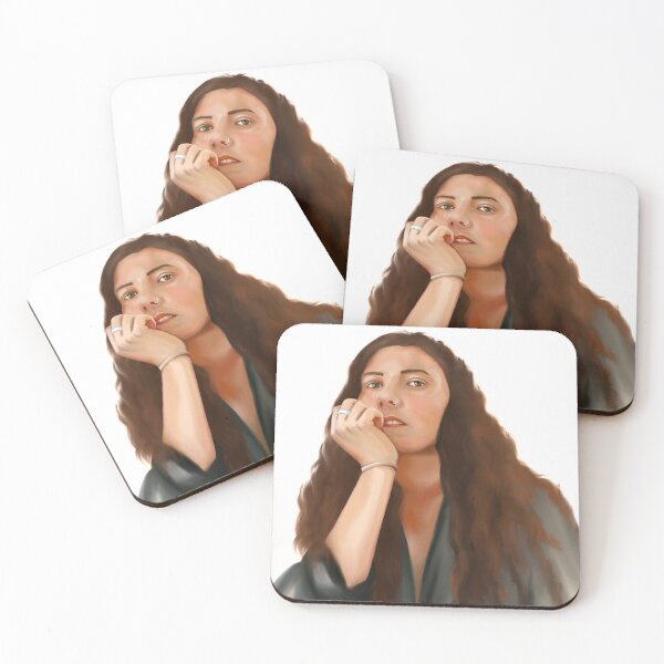 Item preview, Retrato de Hollie Col designed and sold by buahnoah.