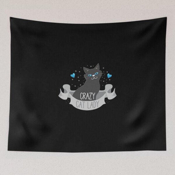 Item preview, Crazy Cat Lady Banner designed and sold by jazzydevil.