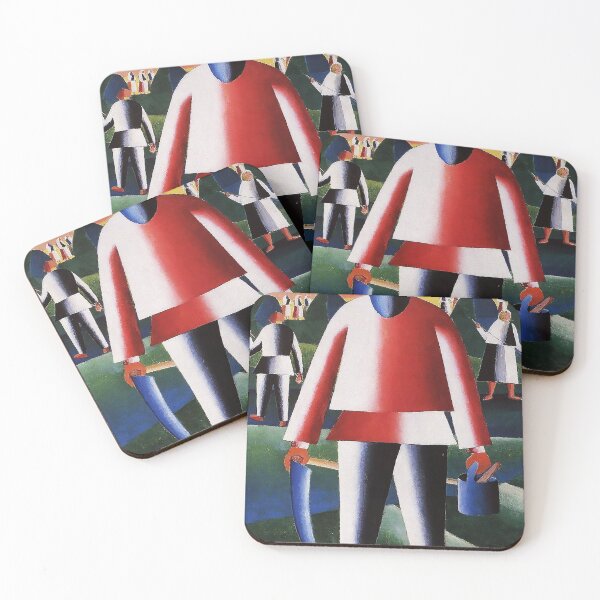 Item preview, Kazimir Malevich Haymaking Painting - HD designed and sold by ComedieHumaine.