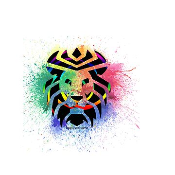 Artwork thumbnail, Lion Splash by PosiQuotez