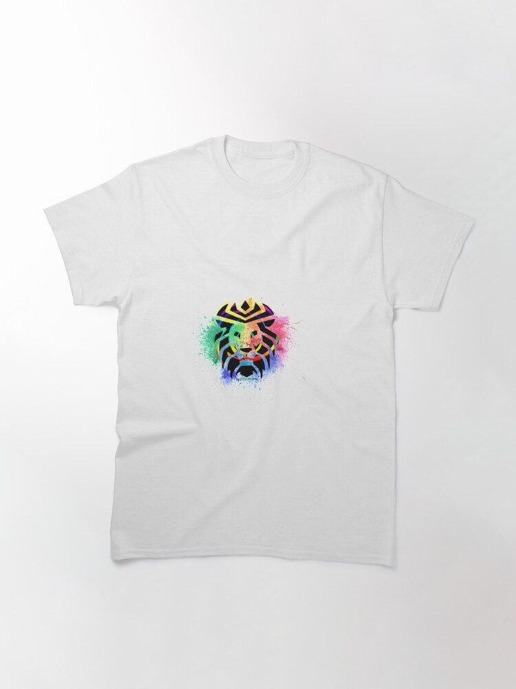 Thumbnail 3 of 7, Classic T-Shirt, Lion Splash designed and sold by PosiQuotez.