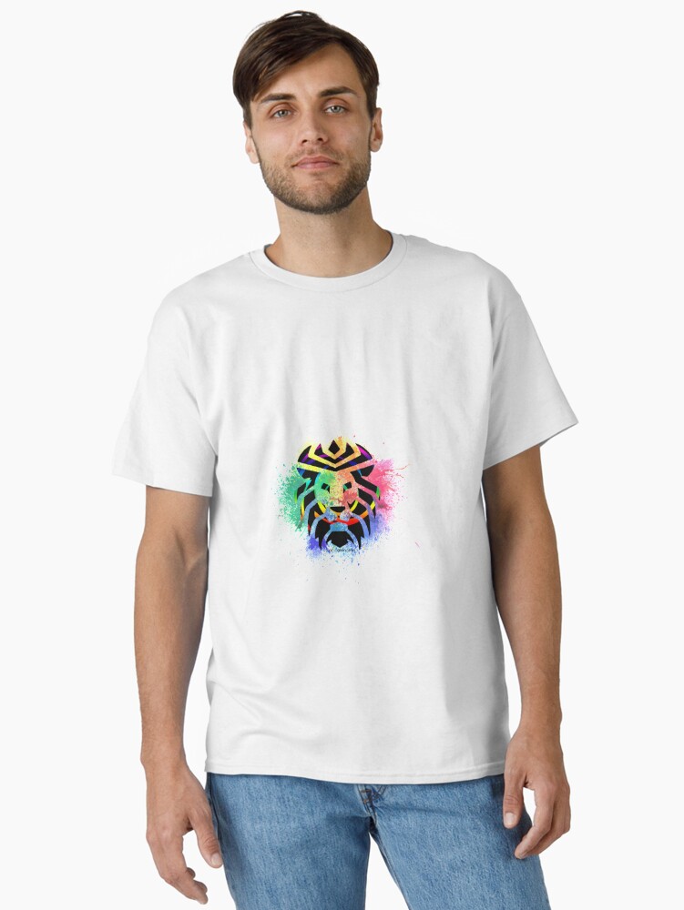 Thumbnail 2 of 7, Classic T-Shirt, Lion Splash designed and sold by PosiQuotez.