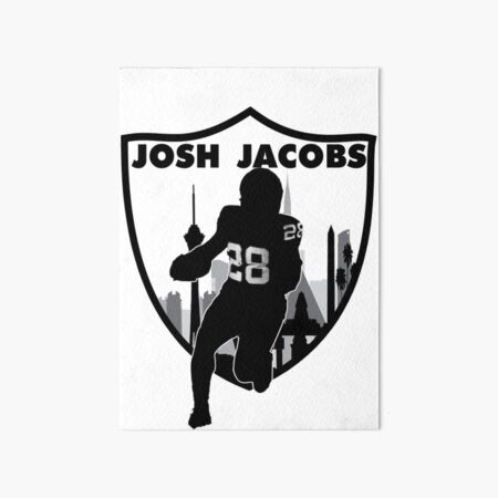 Josh Jacobs Poster Las Vegas Raiders Football Hand Made Posters Canvas –  CanvasBlackArt