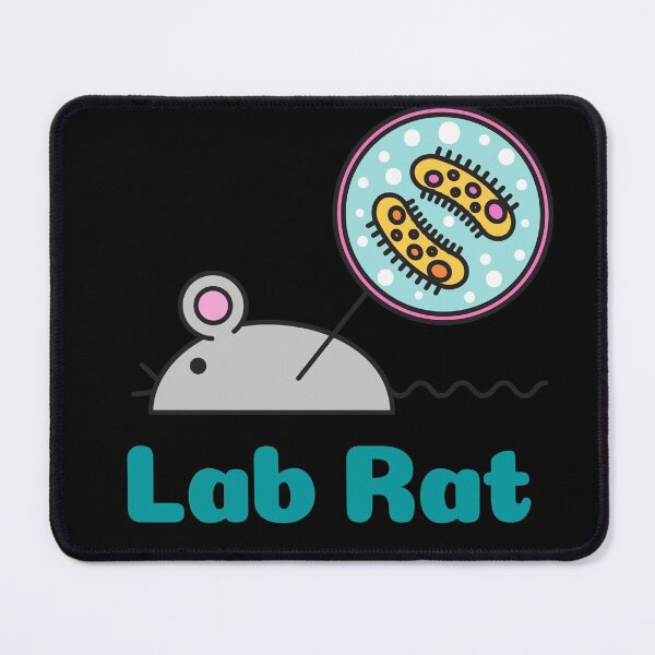 Item preview, LAB RAT!! FUNNY Microbiology MEDICAL LABORATORY SCIENTIST designed and sold by Hippiesole.