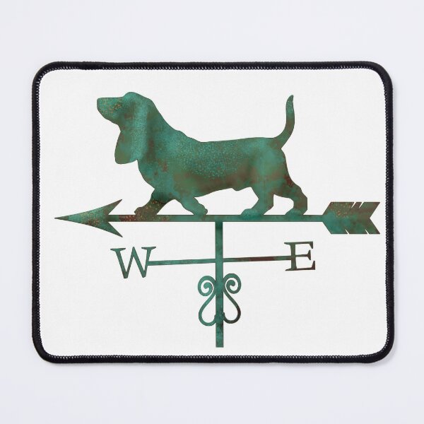 Item preview, Basset Hound Weathervane  designed and sold by CrickettGrrrl.