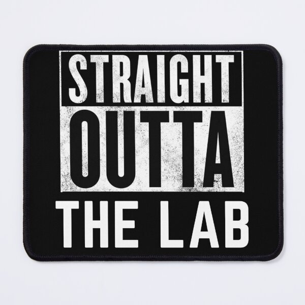 Item preview, STRAIGHT OUTTA THE LAB  Medical Laboratory FUNNY   Microbiology designed and sold by Hippiesole.
