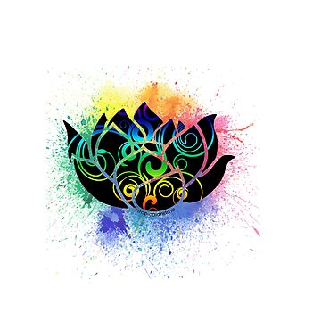 Artwork thumbnail, Lotus Splash by PosiQuotez