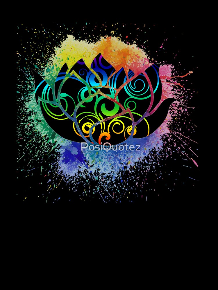 Thumbnail 7 of 7, Oversized T-Shirt, Lotus Splash designed and sold by PosiQuotez.