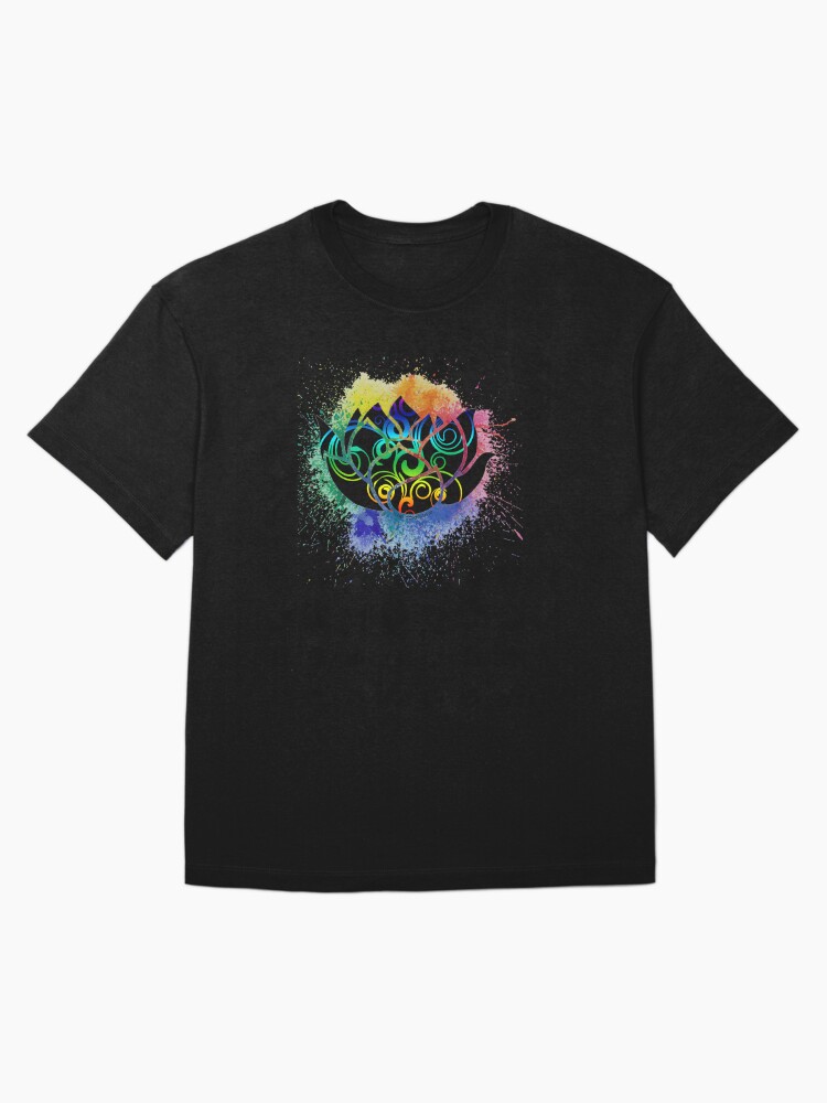 Thumbnail 3 of 7, Oversized T-Shirt, Lotus Splash designed and sold by PosiQuotez.