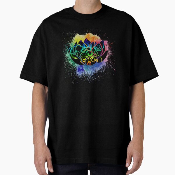 Lotus Splash Oversized T-Shirt
