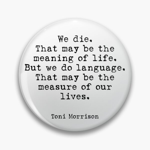 Aperçu de l'œuvre Toni Morrison Citation | Cadeau pour les écrivains | Citations Lanquage créée et vendue par Nada18.