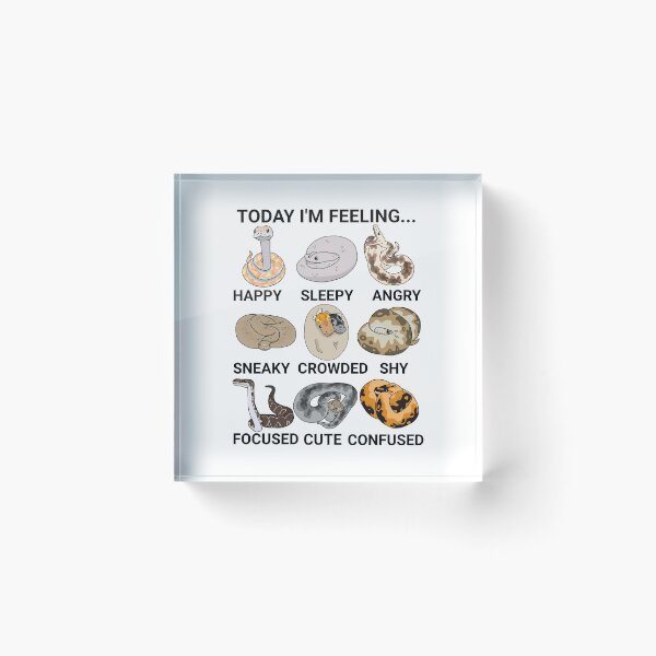 Item preview, Today I'm Feeling... Ball Python designed and sold by MasonsTinyPets.