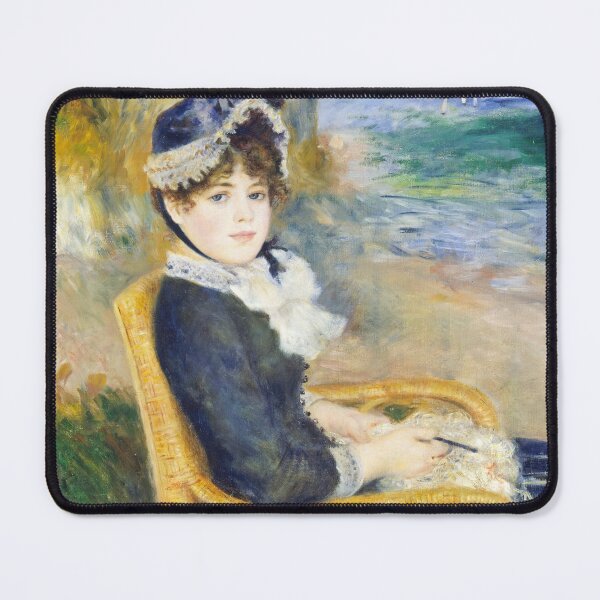 Item preview, Auguste Renoir By the Seashore Portrait designed and sold by Epic Love Designs.