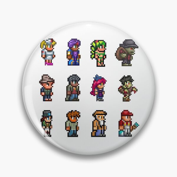 Item preview, Terraria npc's designed and sold by lucas-marshall.