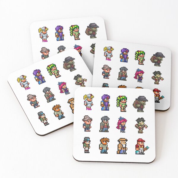 Item preview, Terraria npc's designed and sold by lucas-marshall.