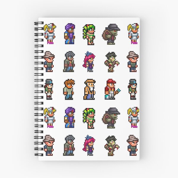 Item preview, Terraria npc's designed and sold by lucas-marshall.