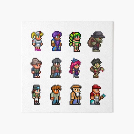 Terraria Bosses All Current Perler Bead Map Sprites Pixel Art 