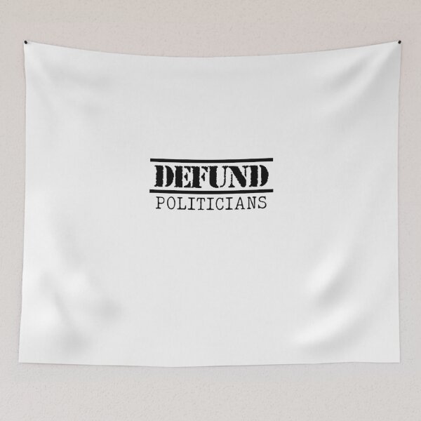 Item preview, Defund Politicians - Libertarian Anti-Government Political T-Shirt designed and sold by Uzero-Shop.