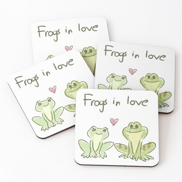Item preview, Two Frogs in Love designed and sold by Imaplatypus.