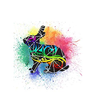 Artwork thumbnail, Rabbit Splash by PosiQuotez