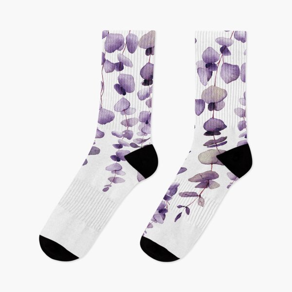 Item preview, Eucalyptus Watercolor Purple By Nicole William designed and sold by GlowinUp Shop.