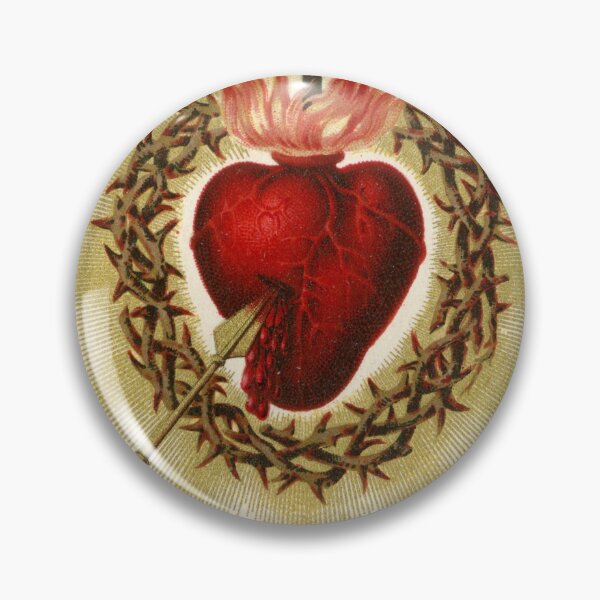 Item preview, Sacred Heart Of Jesus 1880 - Auguste Martin designed and sold by JDesigningMO.