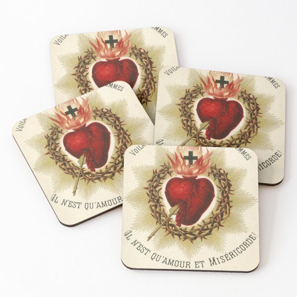 Item preview, Sacred Heart Of Jesus 1880 - Auguste Martin designed and sold by JDesigningMO.