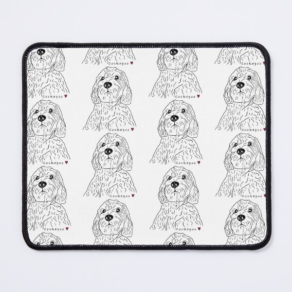 Item preview, Cockapoo line drawing  designed and sold by DesignedByEmma1.