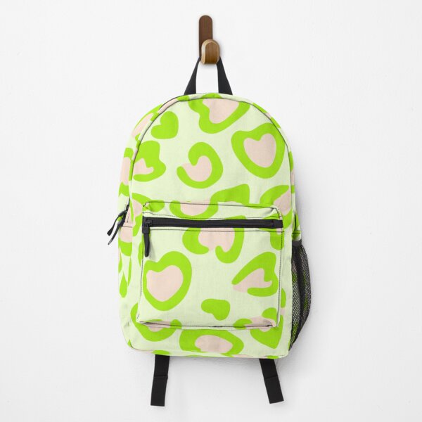 Item preview, Leopard pattern in hearts in green and pink designed and sold by rheabhargava.