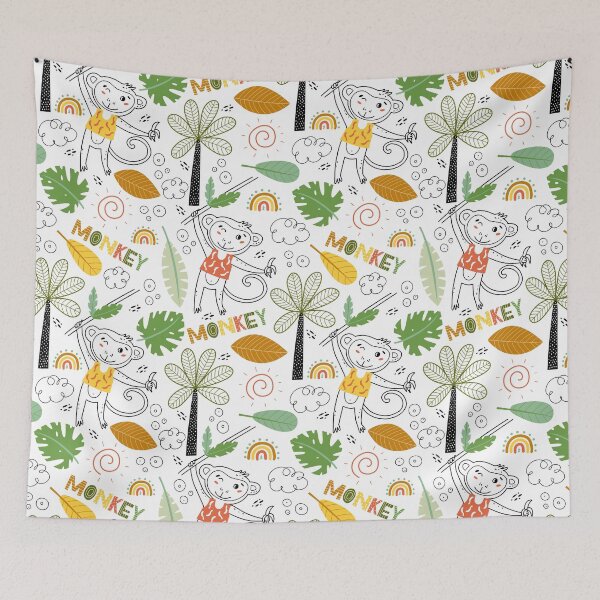 Item preview, Safari Monkey Kids Animal Collection designed and sold by GeeHanz.