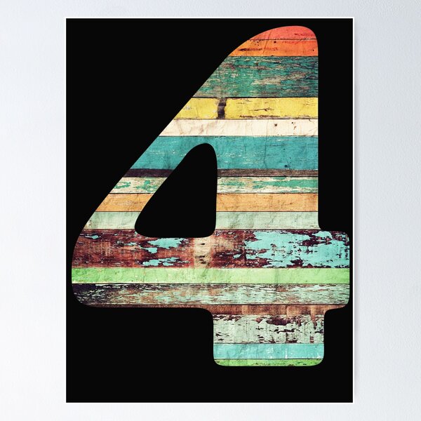 Item preview, Number 4 four designed and sold by ArteVintage.