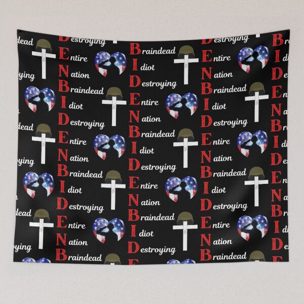 Item preview, Braindead Idiot Destroying Entire Nation designed and sold by WoodburyLake.