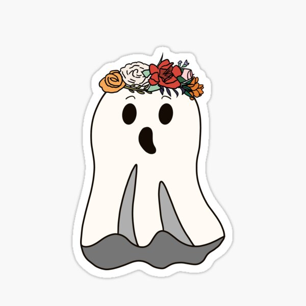 Trans Pride Flower Crown Ghost Embroidery selling Art; Spooky Spring Ghost Wall Art; Gothic Spring Embroidery Piece; Spring Ghost Original Art