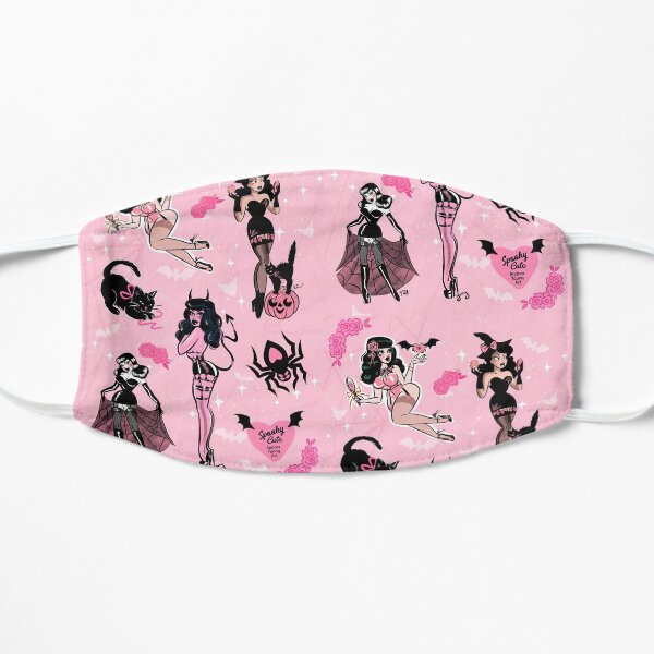 Spooky Cute Pattern Flat Mask