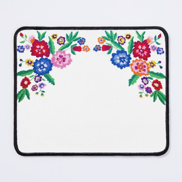 Item preview, Transparent Sticker| Pretty Embroidered Flower| Embroidered Sticker| Embroidery Laptop Decal designed and sold by Nada18.