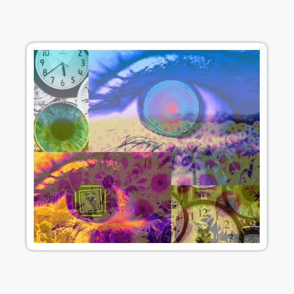 Where does the time grow Sticker